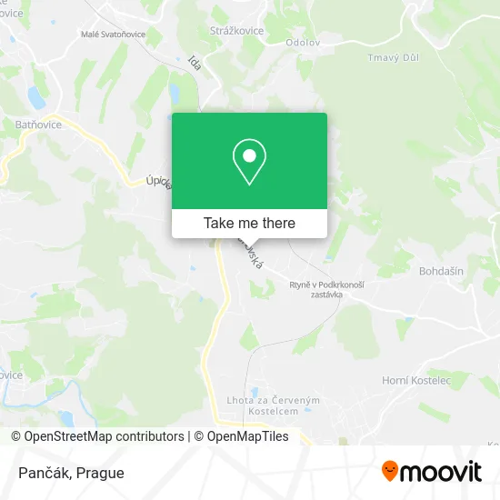 Карта Pančák