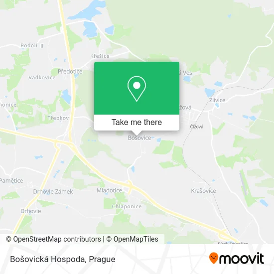 Карта Bošovická Hospoda