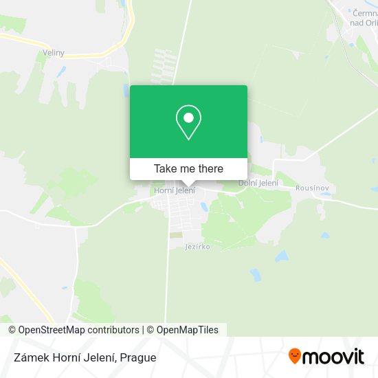 Zámek Horní Jelení map