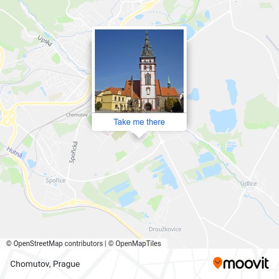 Карта Chomutov