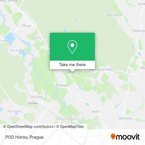 Карта POD Horou