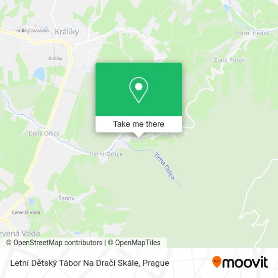 Letní Dětský Tábor Na Dračí Skále map