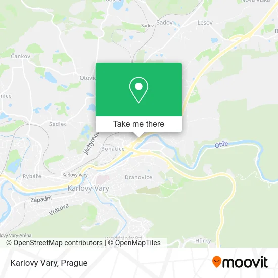 Карта Karlovy Vary