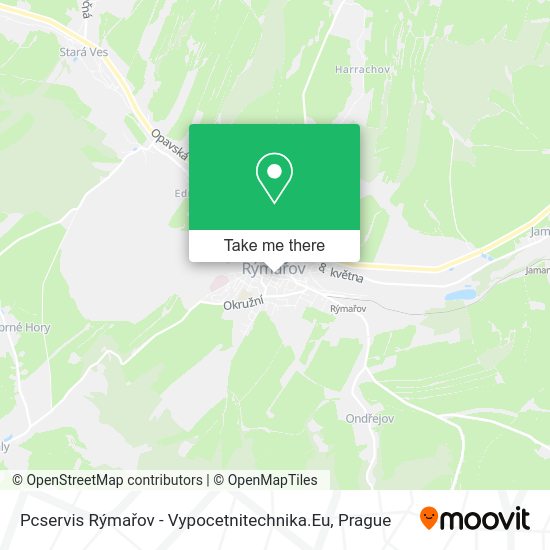 Pcservis Rýmařov - Vypocetnitechnika.Eu map