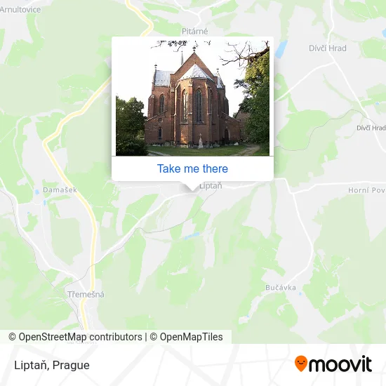 Карта Liptaň