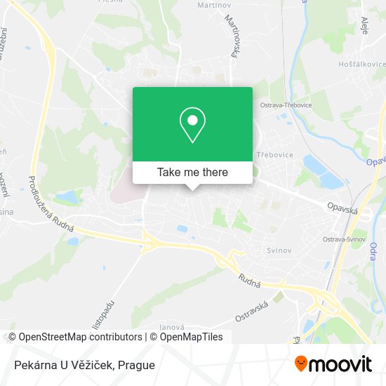 Pekárna U Věžiček map