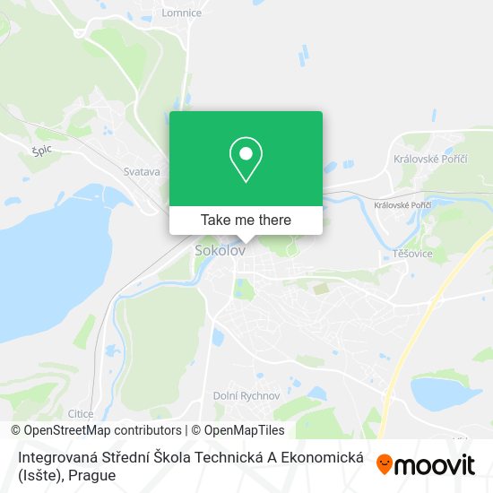 Integrovaná Střední Škola Technická A Ekonomická (Isšte) map