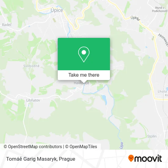 Карта Tomáě Garig Masaryk