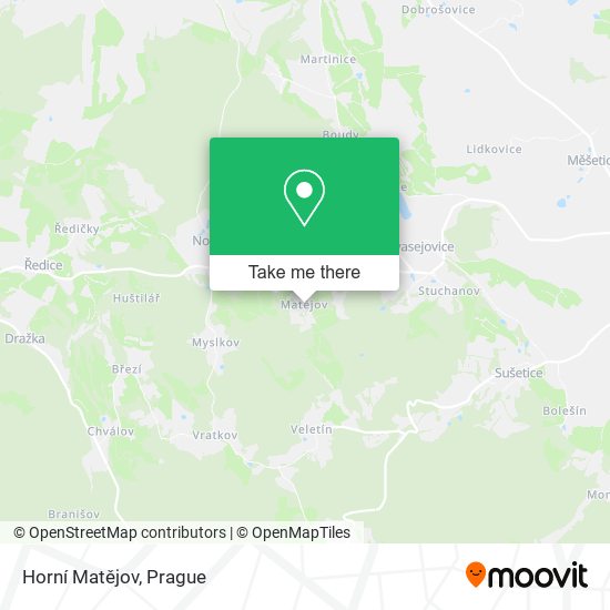 Horní Matějov map