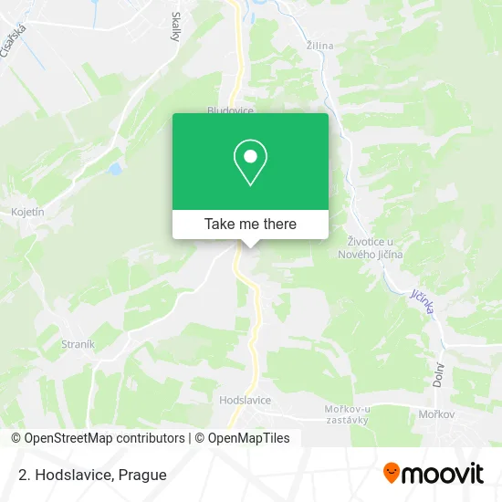 Карта 2. Hodslavice