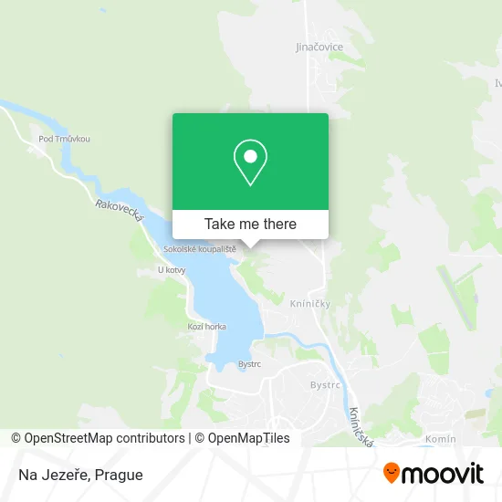 Карта Na Jezeře