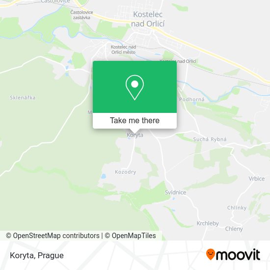 Карта Koryta