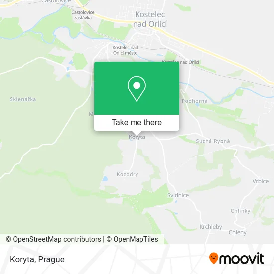 Карта Koryta