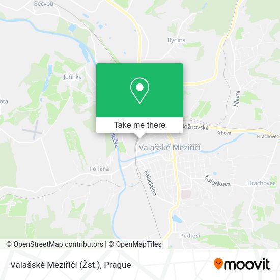 Valašské Meziříčí (Žst.) map
