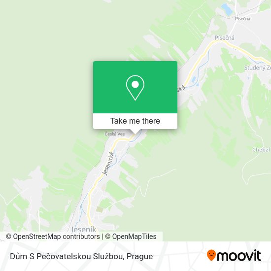 Dům S Pečovatelskou Službou map