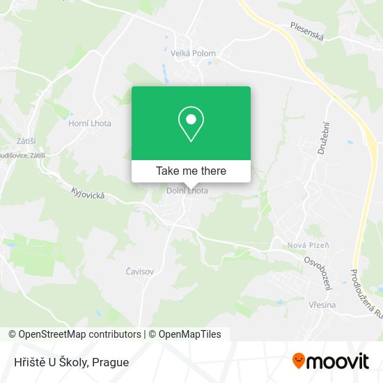 Hřiště U Školy map