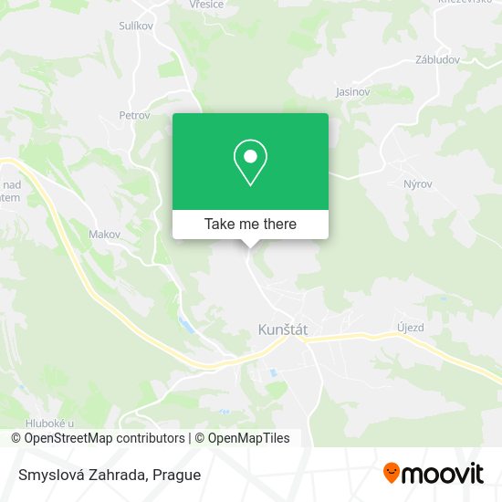 Карта Smyslová Zahrada