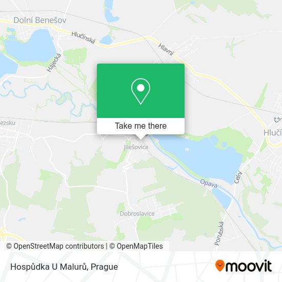 Hospůdka U Malurů map