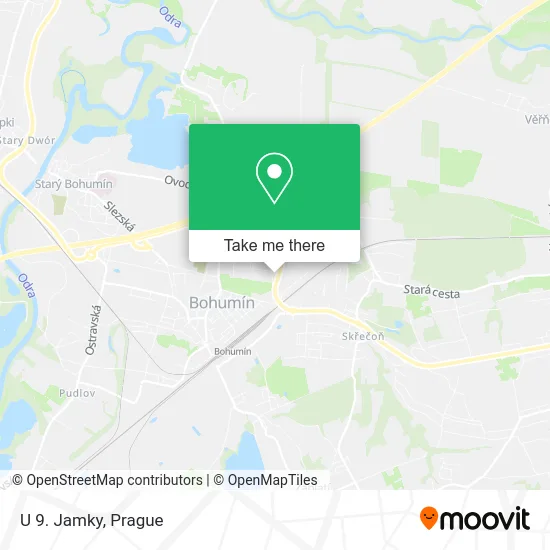 Карта U 9. Jamky