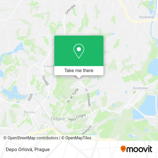 Карта Depo Orlová