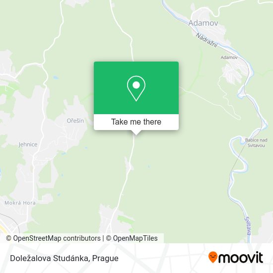 Doležalova Studánka map