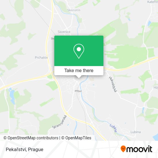 Pekařství map