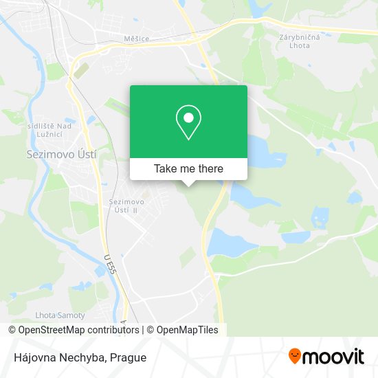 Карта Hájovna Nechyba