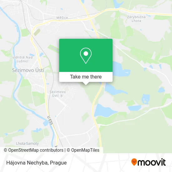 Карта Hájovna Nechyba