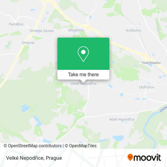 Velké Nepodřice map