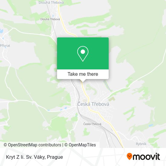 Kryt Z Ii. Sv. Váky map