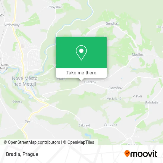 Карта Bradla