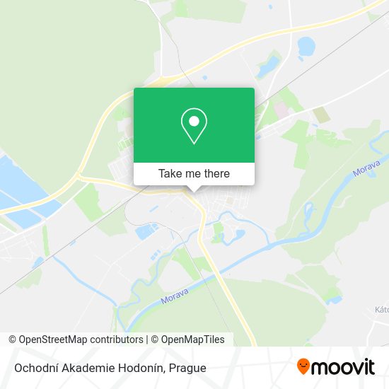 Ochodní Akademie Hodonín map