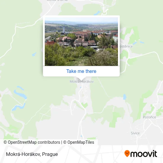 Карта Mokrá-Horákov