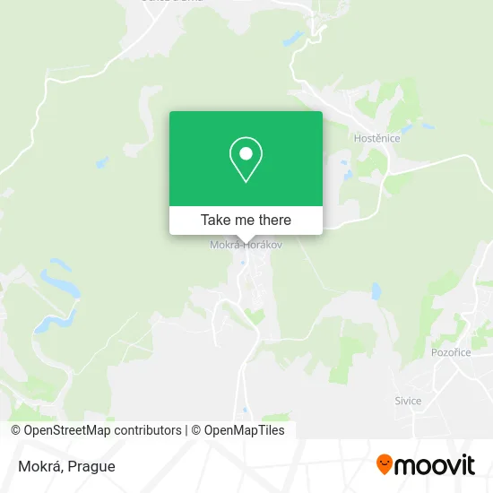 Карта Mokrá