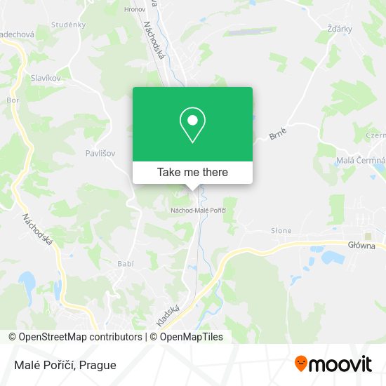 Malé Poříčí map