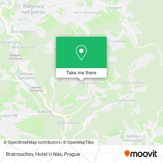 Bratrouchov, Hotel U Nás map