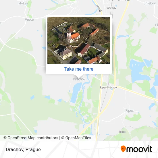 Карта Dráchov