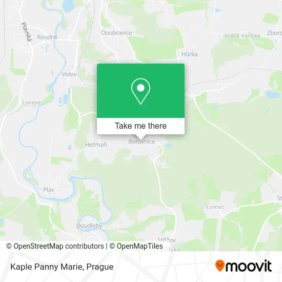 Карта Kaple Panny Marie