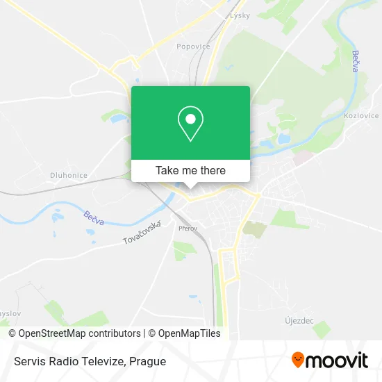 Карта Servis Radio Televize