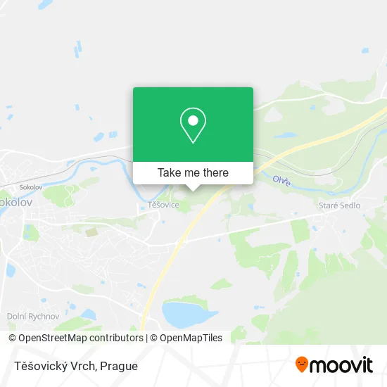Карта Těšovický Vrch