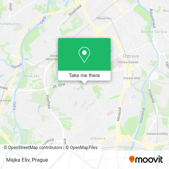 Карта Majka Ešv