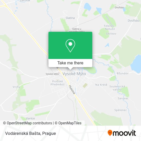 Карта Vodárenská Bašta