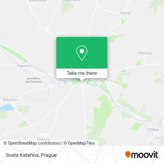 Svatá Kateřina map