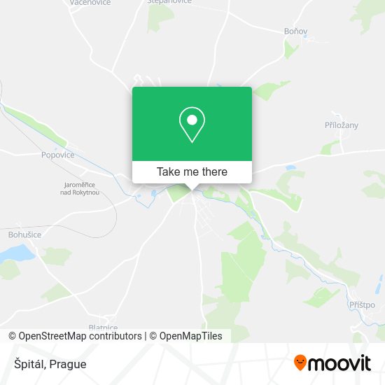 Карта Špitál