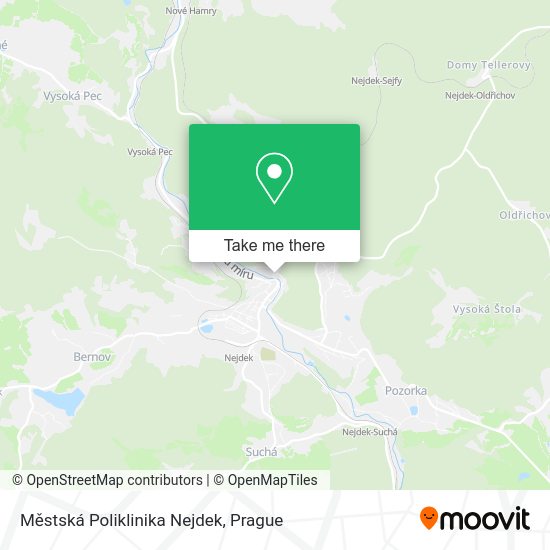 Městská Poliklinika Nejdek map