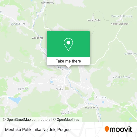 Карта Městská Poliklinika Nejdek