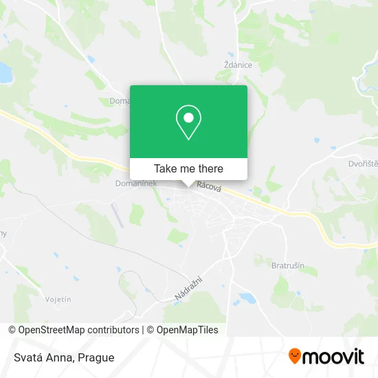 Карта Svatá Anna