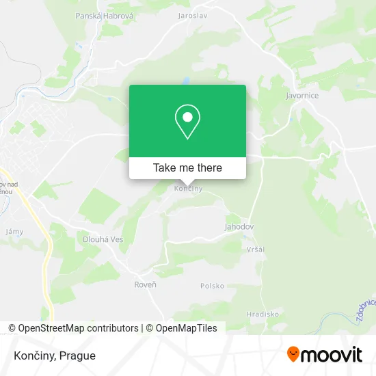 Карта Končiny