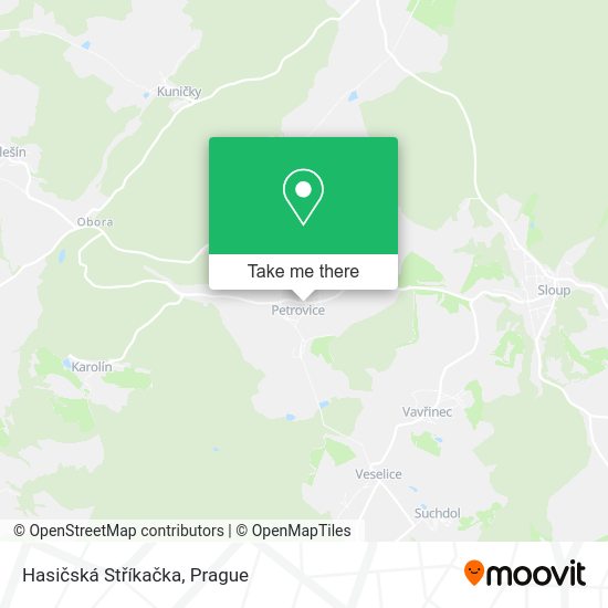 Hasičská Stříkačka map