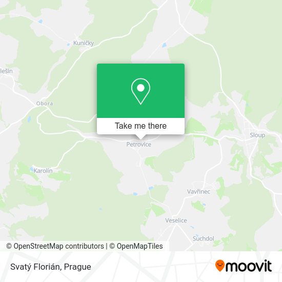 Svatý Florián map